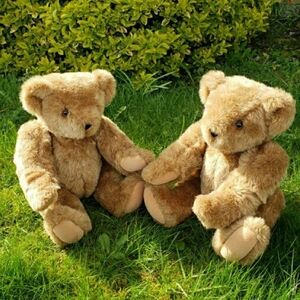 Vermont jointed bears With Optional Black Tie Wedding Clothing
